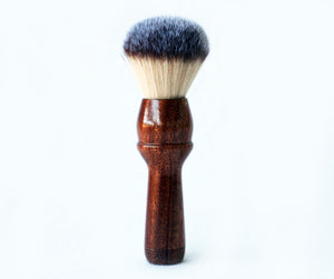 Mahogany Plisson Long Handle Lather Brush - CreationsByWill