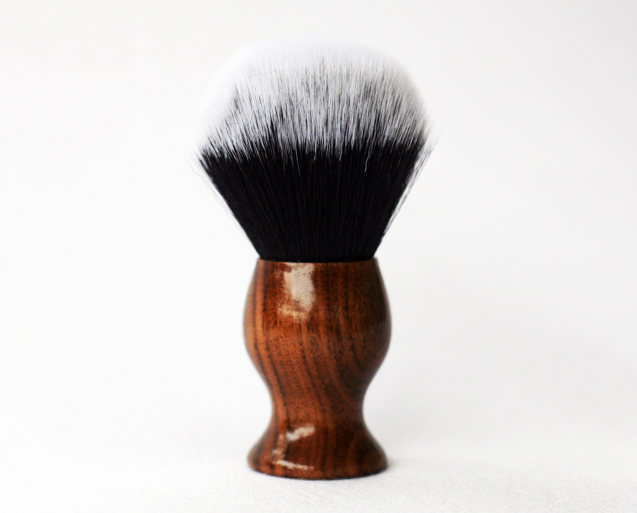 Walnut Tuxedo shave Brush - CreationsByWill