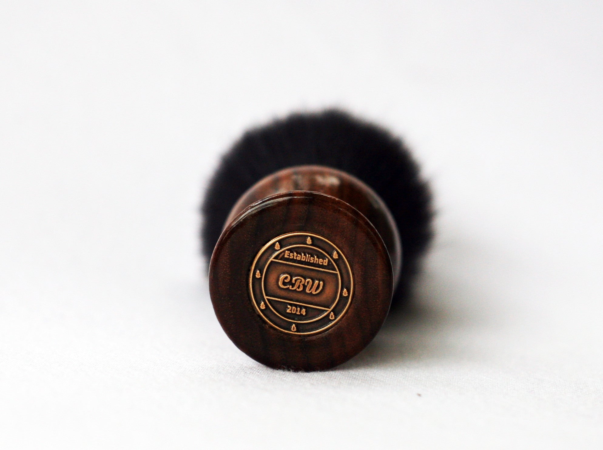 Walnut Tuxedo shave Brush - CreationsByWill