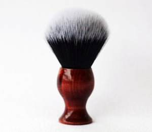 Red Cedar Tuxedo shave Brush - CreationsByWill