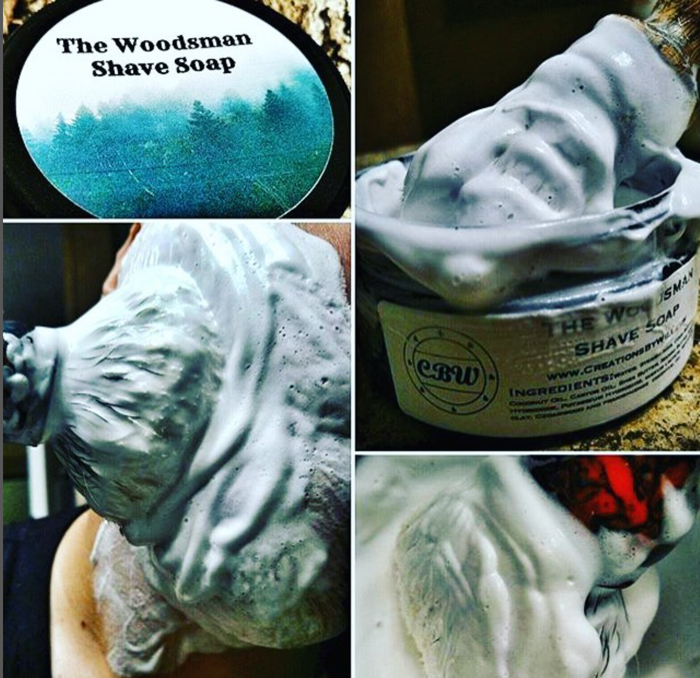 The Woodsman  Shave Soap - CreationsByWill